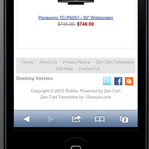 Responsive Zen Cart Theme